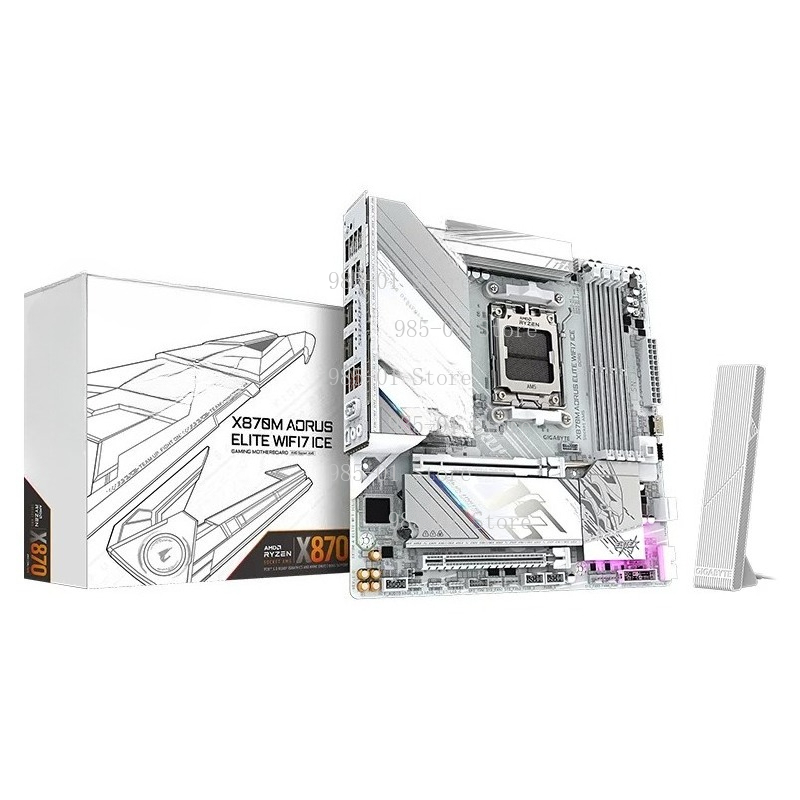 White ATX X870M mainboard, WIF - X870E Atx Motherboard 评论和价格