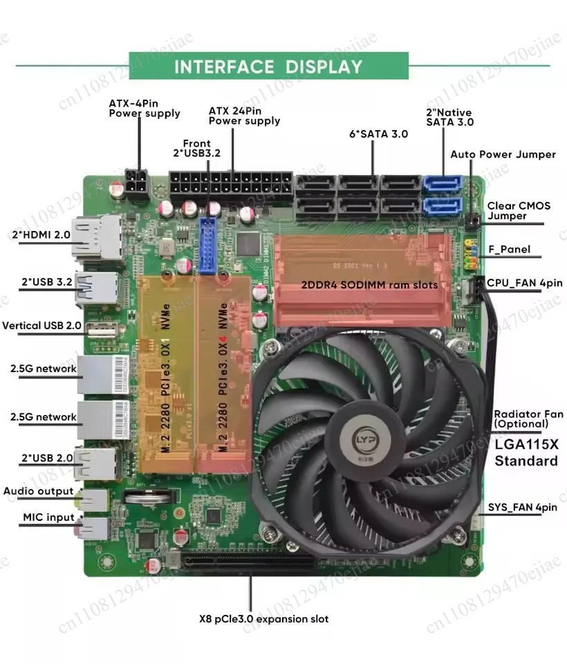 Topton AMD Ryzen 7 5800H/5825U - Mini Itx Dual 2.5G Nas Motherboard 评论和价格