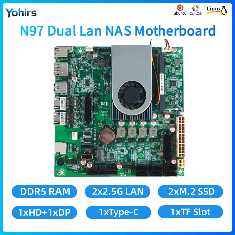 Yohirs NAS Motherboard Mini IT - Mini Itx Dual 2.5G Nas Motherboard 评论和价格