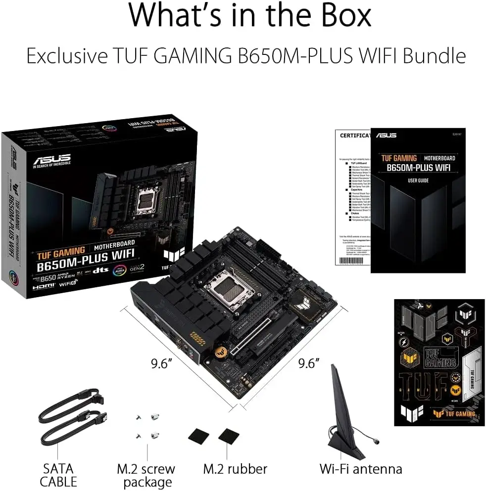 ASUS TUF GAMING B650M PLUS WIF - X870E Atx Motherboard 评论和价格