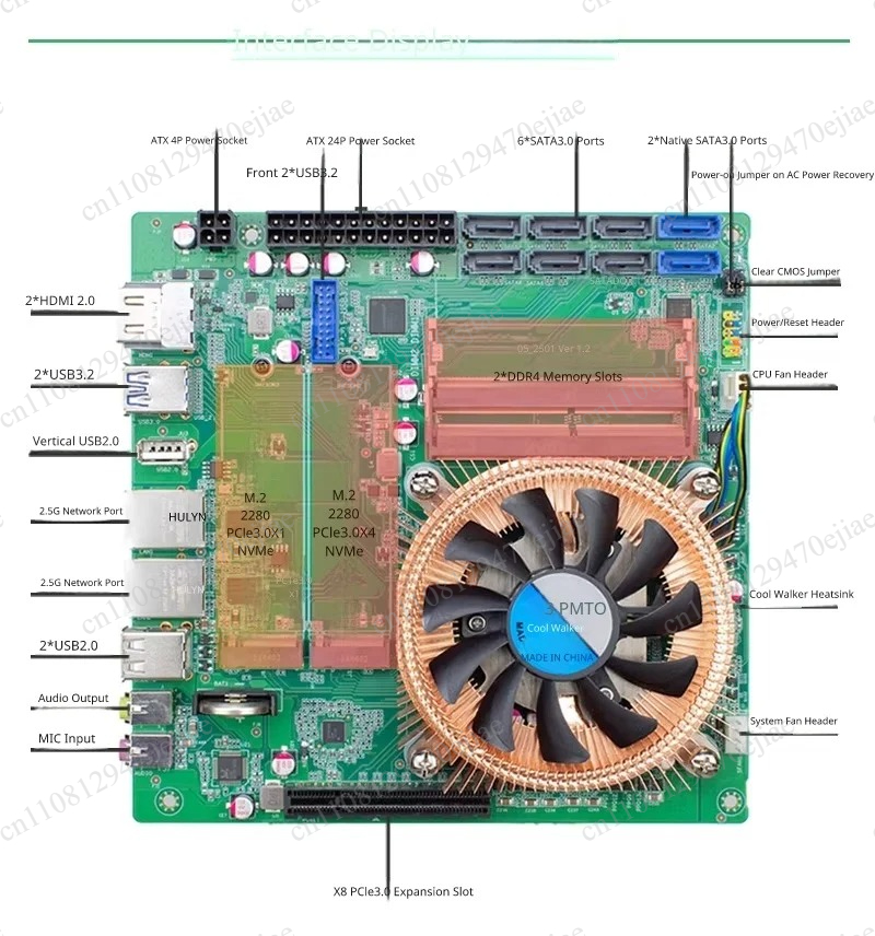 SZBOX NAS Motherboard - AMD Ry - Mini Itx Dual 2.5G Nas Motherboard 评论和价格