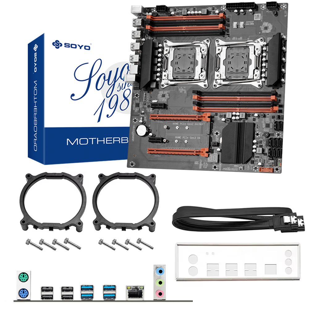 SOYO X99 Dual Gaming Motherboa - Dual Lga2011-3 Server Motherboard Combo 评论和价格