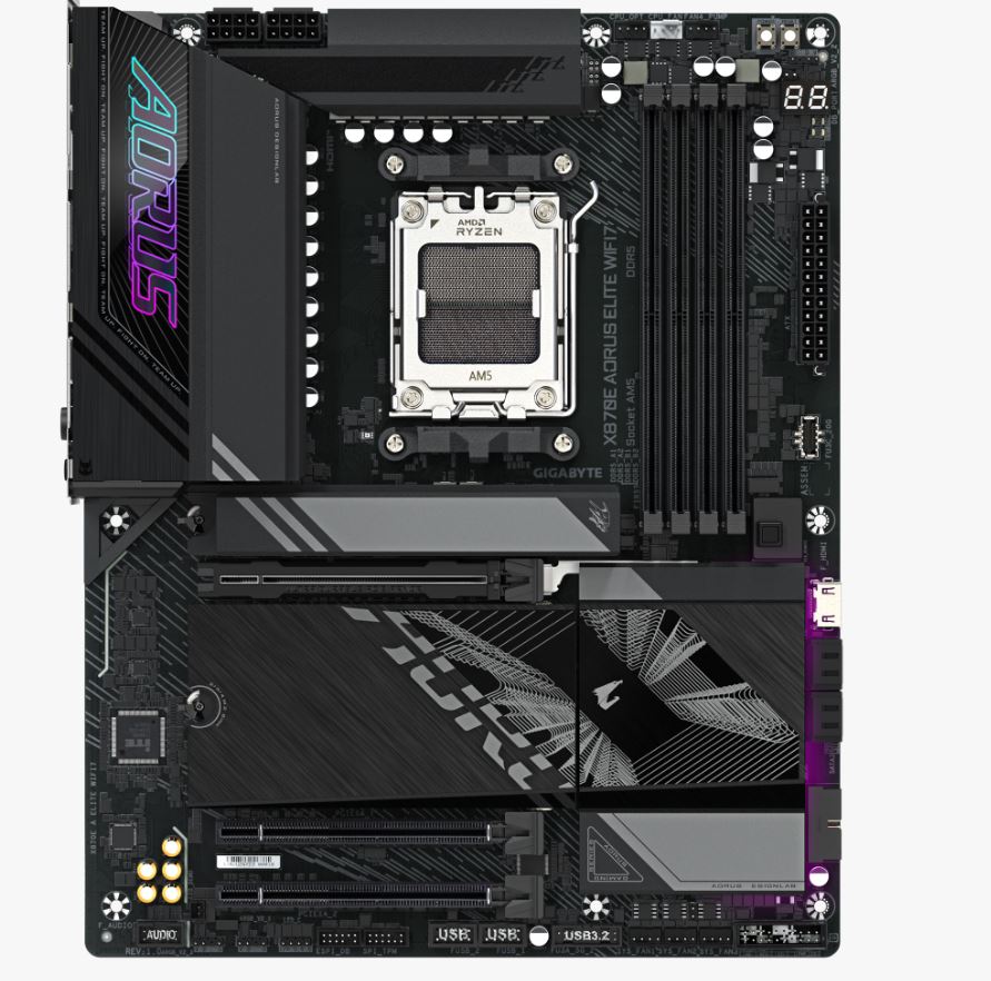 GIGABYTE X870E AORUS ELITE WIF - X870E Atx Motherboard 评论和价格